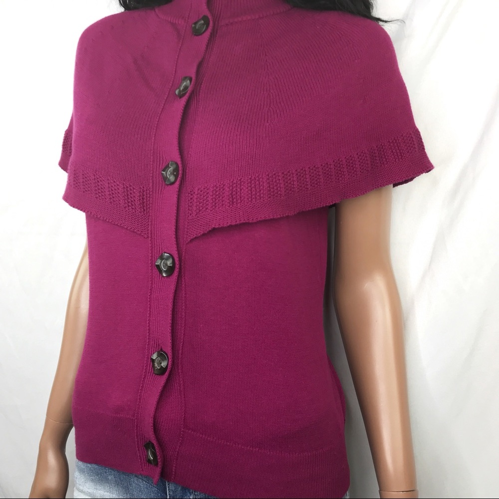 Moth. Plum High-neck Sweater - Picture 5 of 8